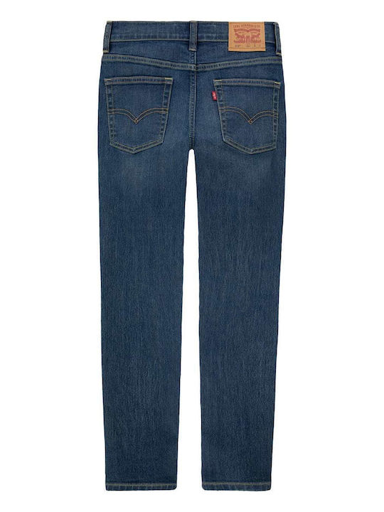 Levi's Pantaloni copii albastru închis 510 Skinny Fit