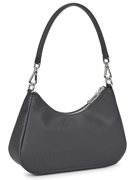 Daily Women's Shoulder Bag Croco Black