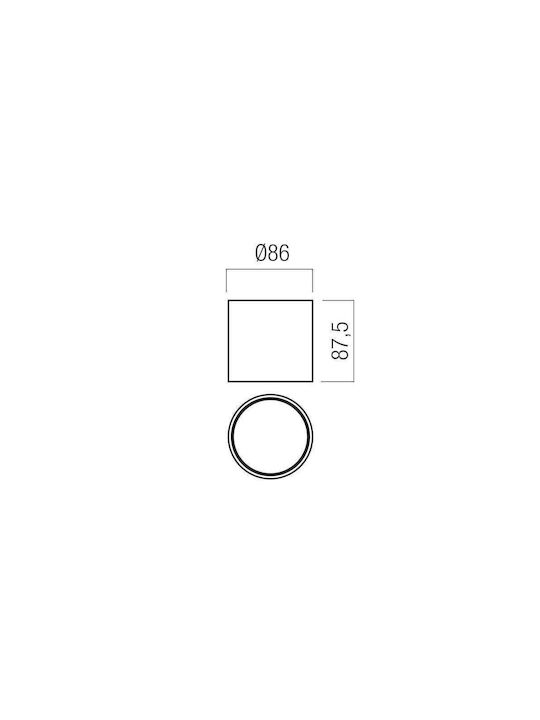 Redo Group Hera Pl Deckenleuchte mit Integrierter LED