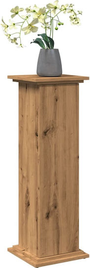 vidaXL Plant Stand Wooden Brown 31cmx30cmx90cmcm.