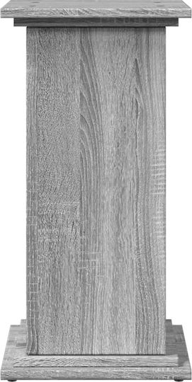 vidaXL Pflanzenständer Holz Grau 31cmx30cmx60cmcm.