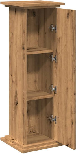 vidaXL Plant Stand Wooden Brown 31cmx30cmx90cmcm.