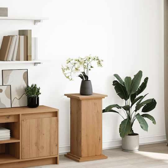 vidaXL Pflanzenständer Holz Braun 31cmx30cmx60cmcm.