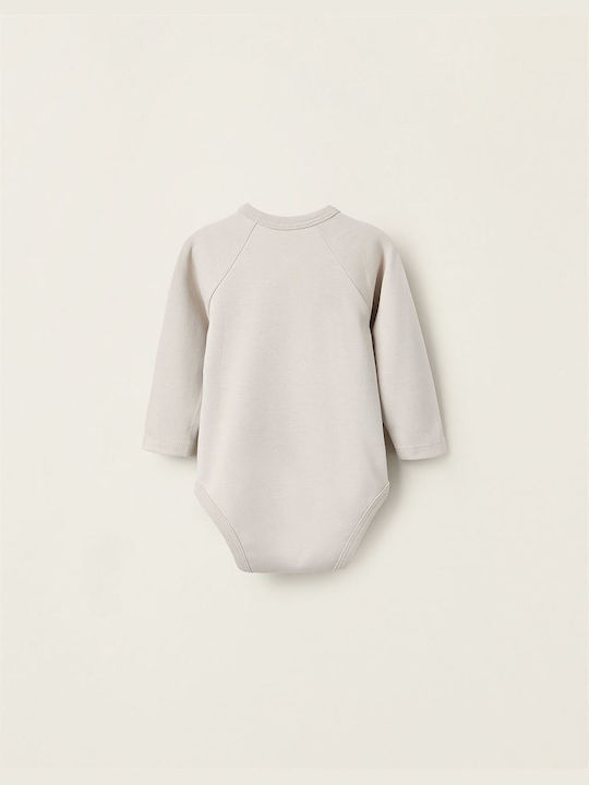 Zippy Baby Bodysuit Long-Sleeved Ecru