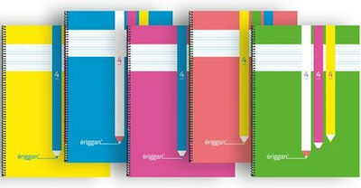 Notebooks Ruled A4 80 Sheets Eriggan Din 5pcs