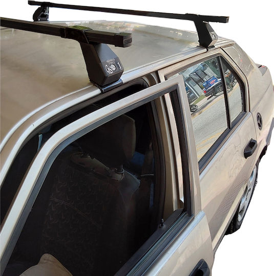 Hermes Μπάρες Οροφής Μεταλλικές 110εκ. Alfa Romeo 1983-1994 (Σετ με πόδια)