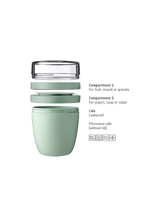Mepal Δοχείο Φαγητού Πλαστικό Μαύρο 500ml
