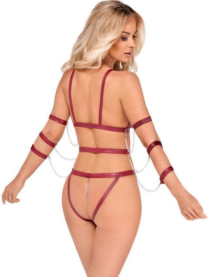 Bad Kitty Strap Body Red Xl