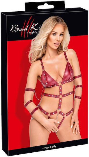 Bad Kitty Strap Body Red Xl