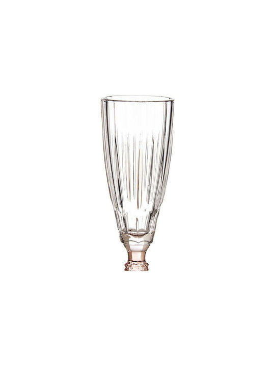 Vivalto Glas Champagner / Kaffee/Freddo / Weißwein aus Kristall in Braun Farbe Kelch 170ml