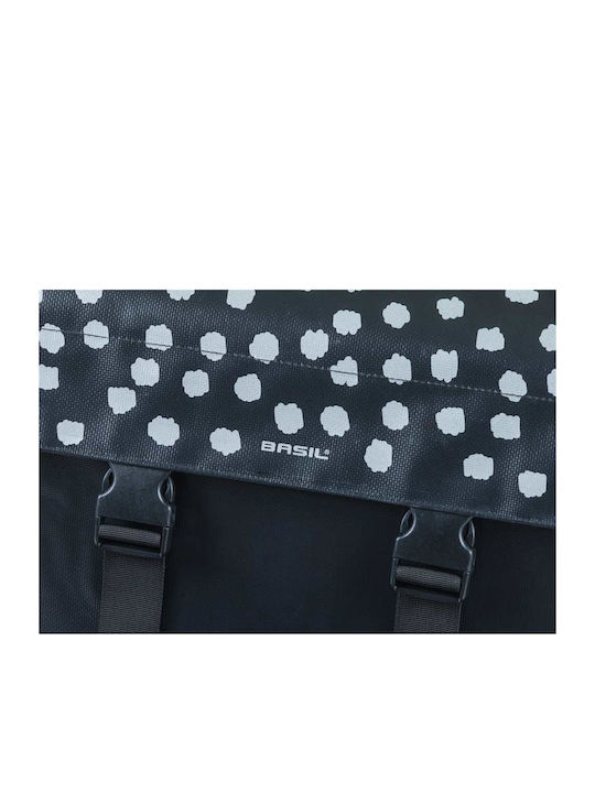 Basil Gepäckträgertasche Doppelter Schwarz