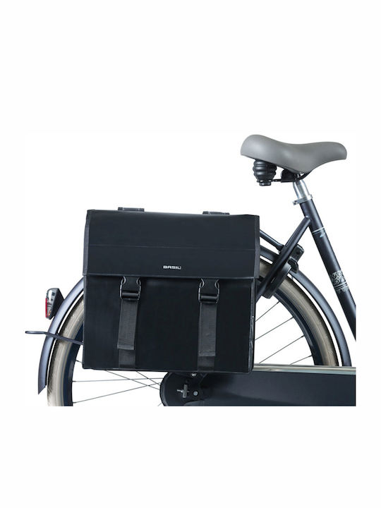 Basil Geantă pentru portbagaj bicicletă Dublu Negru