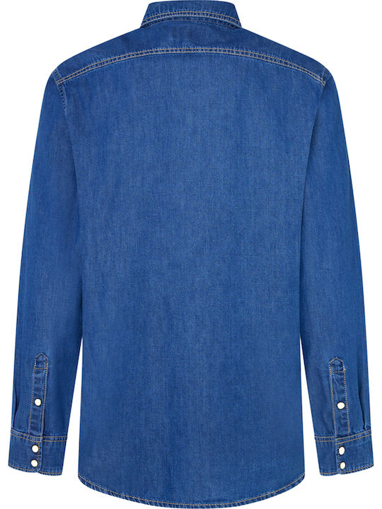 Long-sleeved Denim Shirt Denim