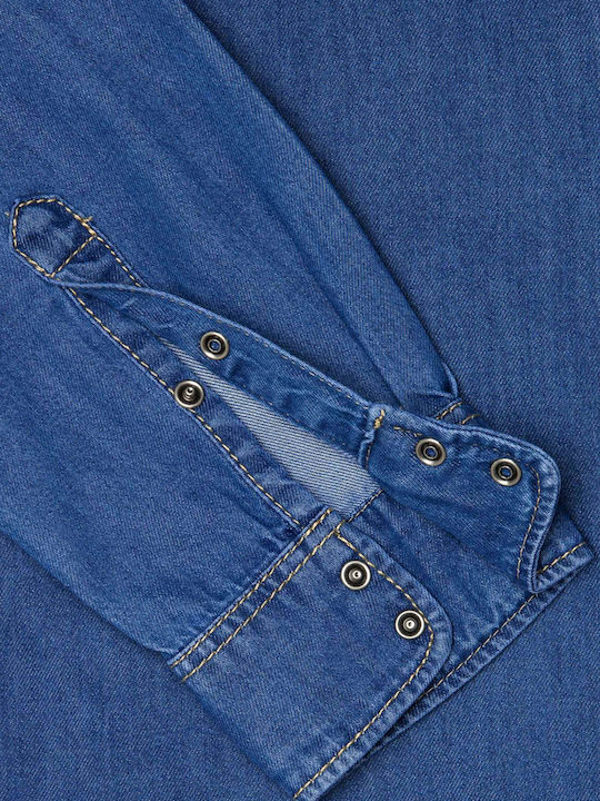 Long-sleeved Denim Shirt Denim