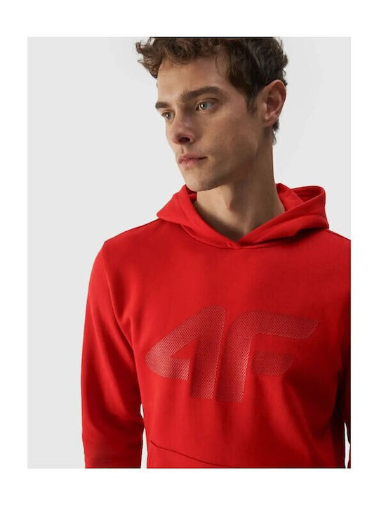Sweatshirt mit Kapuze Rot