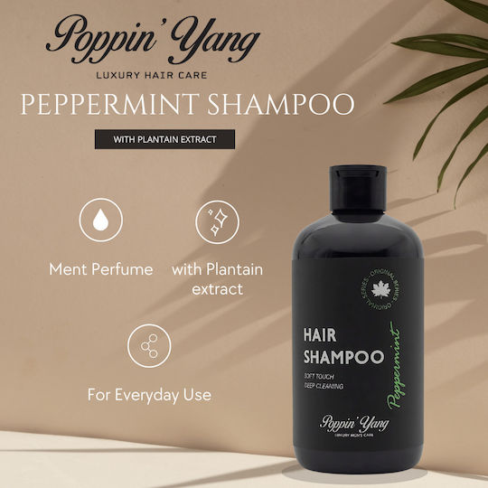 Poppin’ Yang Daily Hair Shampoo “peppermint” 1000ml