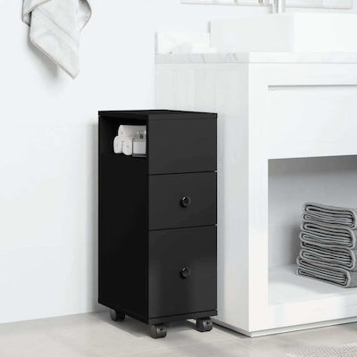 vidaXL Cabinet de baie L23xA33xÎ65cm Negru