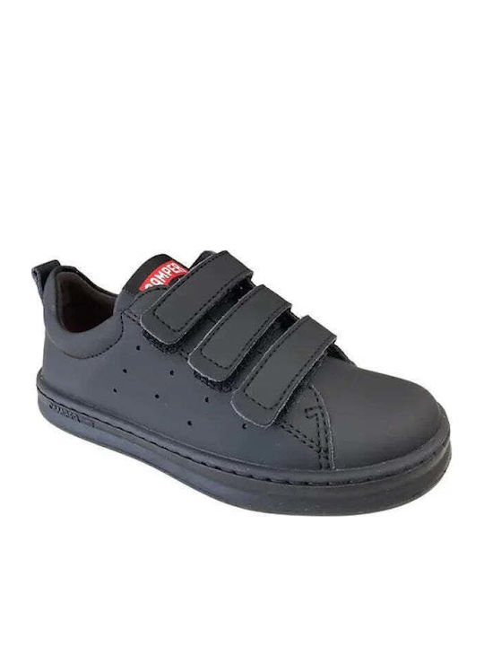 Runner Παιδικά Sneakers με Σκρατς Μαύρα