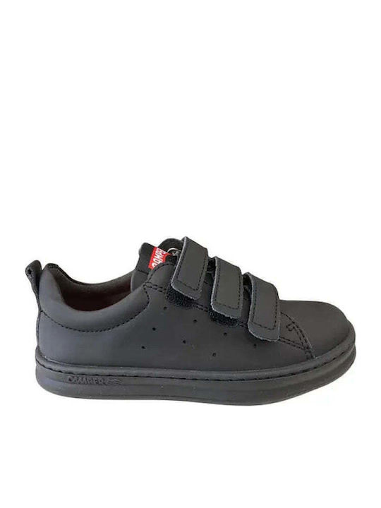 Runner Παιδικά Sneakers με Σκρατς Μαύρα
