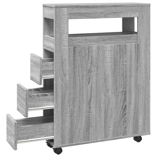 vidaXL Ντουλάπι Μπάνιου 65x23x90cm Sonoma