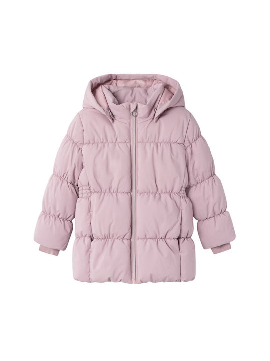 Name It Kids Casual Jacket with Hood Pink