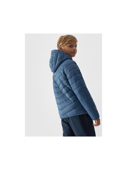 4F Kinderjacke mit Kapuze Blau