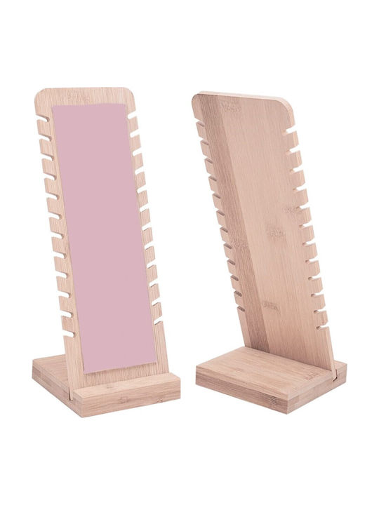 Wooden Pink Jewellery Stand