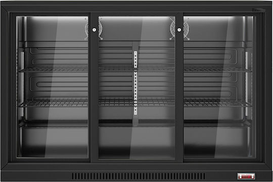 Lappas Kühlschrank Rückwandbar 330Es mit drei Türen H83.5xB133.5xT50.5cm