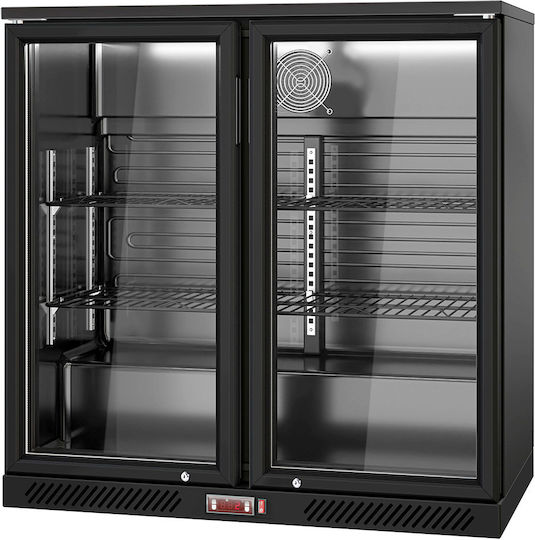 Lappas Kühlschrank Rückwandbar Bier 220Es Doppeltürig H83.5xB90xT50.5cm