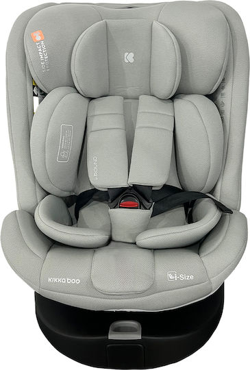 Kikka Boo i-Round Baby Car Seat i-Size with Isofix Light Grey