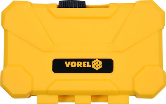 Vorel Screwdriver Ratchet with Interchangeable Tips