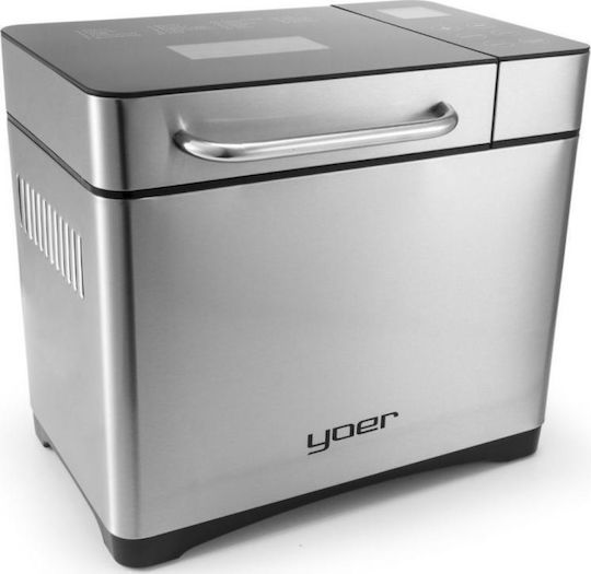 Yoer Brotbackautomat mit 710W Leistung und 1000gr Kapazität mit Programmen