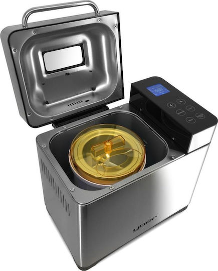Yoer Brotbackautomat mit 710W Leistung und 1000gr Kapazität mit Programmen