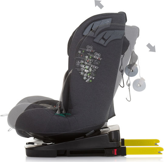 Chipolino X Factor Καθισματάκι Αυτοκινήτου i-Size με Isofix Granite 0-36 kg