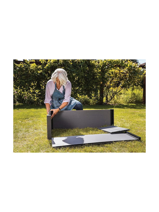 Keter Hochbeet Graphit Ahorn Trog 106 x 50 x 32 cm