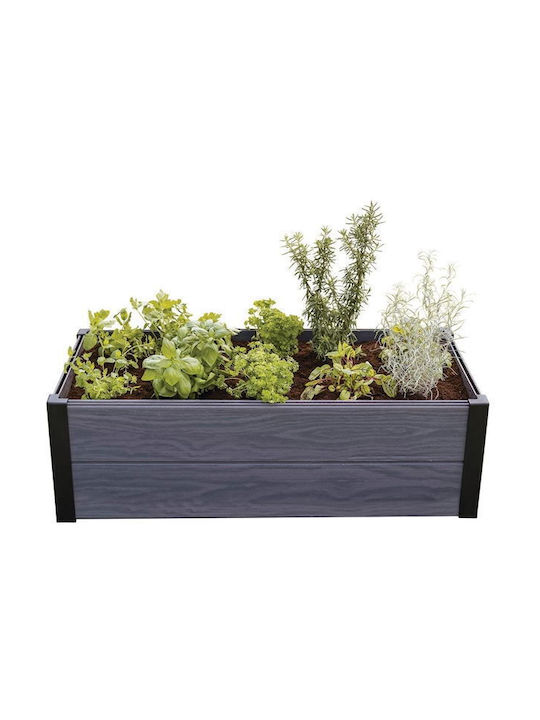 Keter Hochbeet Graphit Ahorn Trog 106 x 50 x 32 cm