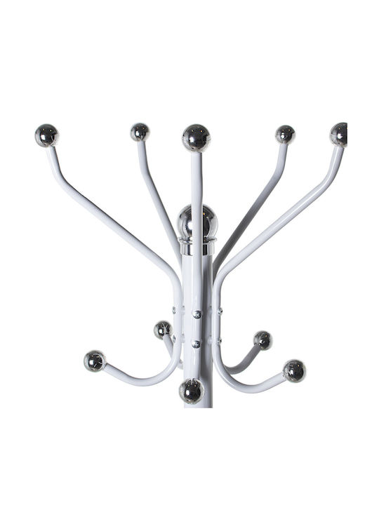 Alexandra House Living Coat Rack White 53x53x180cm