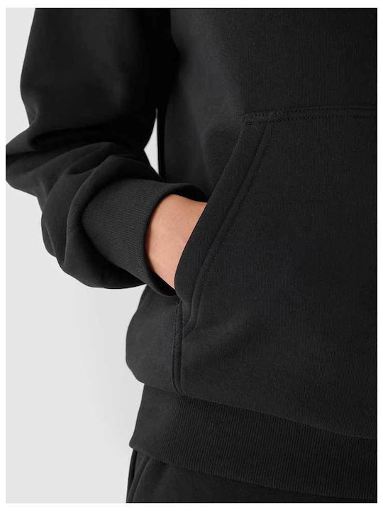 Women's Sweatshirt Hooded Black