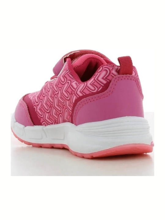 Παιδικά Sneakers με Σκρατς Φούξια