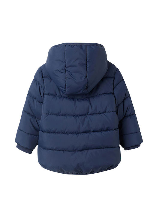 Zippy Jachetă casual pentru copii cu căptușeală și glugă Dark Blue