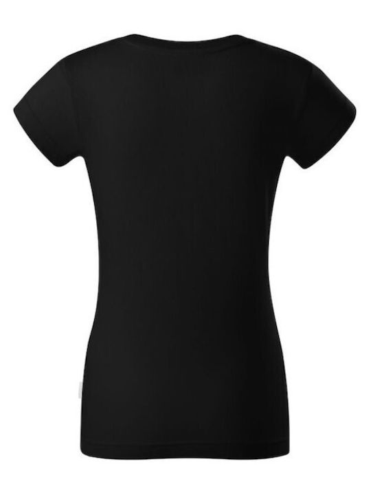 Malfini Women's Short Sleeve Promotional Blouse Black