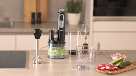 Braun MultiQuick 5 Ραβδομπλέντερ με Ανοξείδωτη Ράβδο 1000W Μαύρο