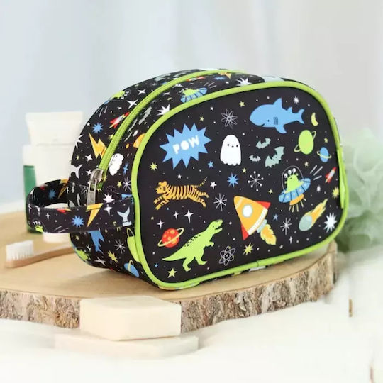 A Little Lovely Company Baby Toiletry Bag Black