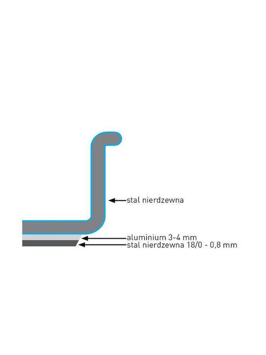 Budget Line Topfdeckel 21 L 300x300 Hendi 832899