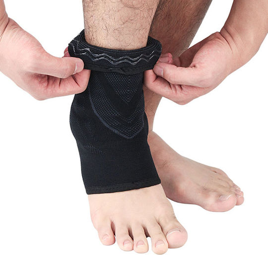 Rage Elastic Ankle Brace with Straps in Black color 960008