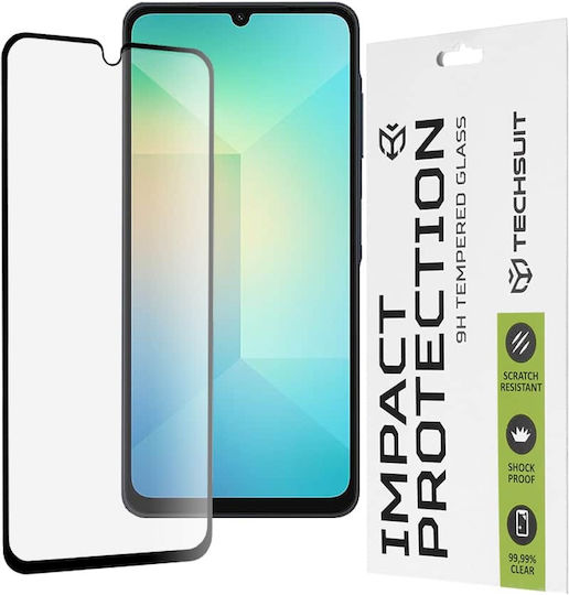 Techsuit Full Glue Full Face Tempered Glass Μαύρο (Samsung Galaxy A06)