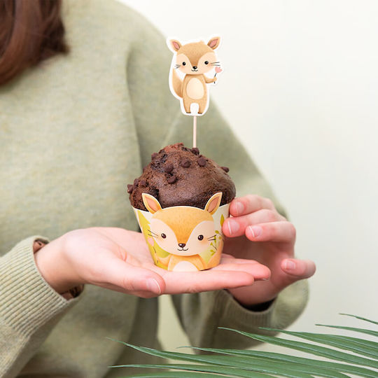 Party Pal Backförmchen für Cupcakes für Party 6 Stück