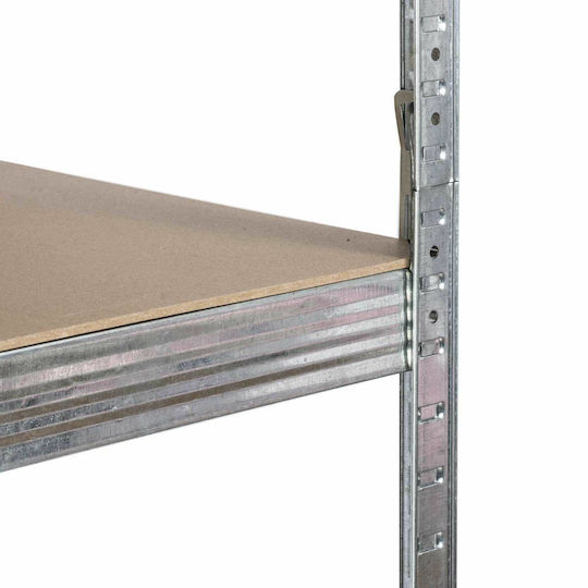 Awtools 6-shelf Rack 200x90x40 Load Capacity 300kg 6.0mm Push-fit Quick Assembly