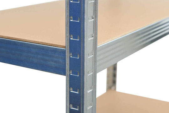 Awtools 5-Regal-Boden 180x90x40 Tragfähigkeit 200kg 4,0mm Stecksystem Schnelle Montage