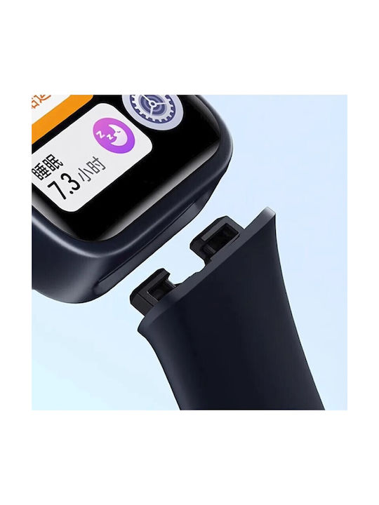 Best Accessories Silicon Strap Purple Huawei Band 8 Huawei Band 9